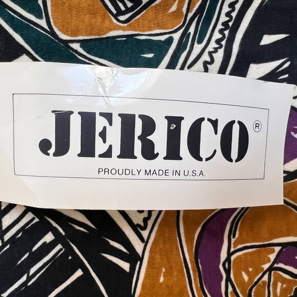 90's NWT Jerico Women's Crop Blouse - Size Medium - Abstract Print - Picture 7 of 10